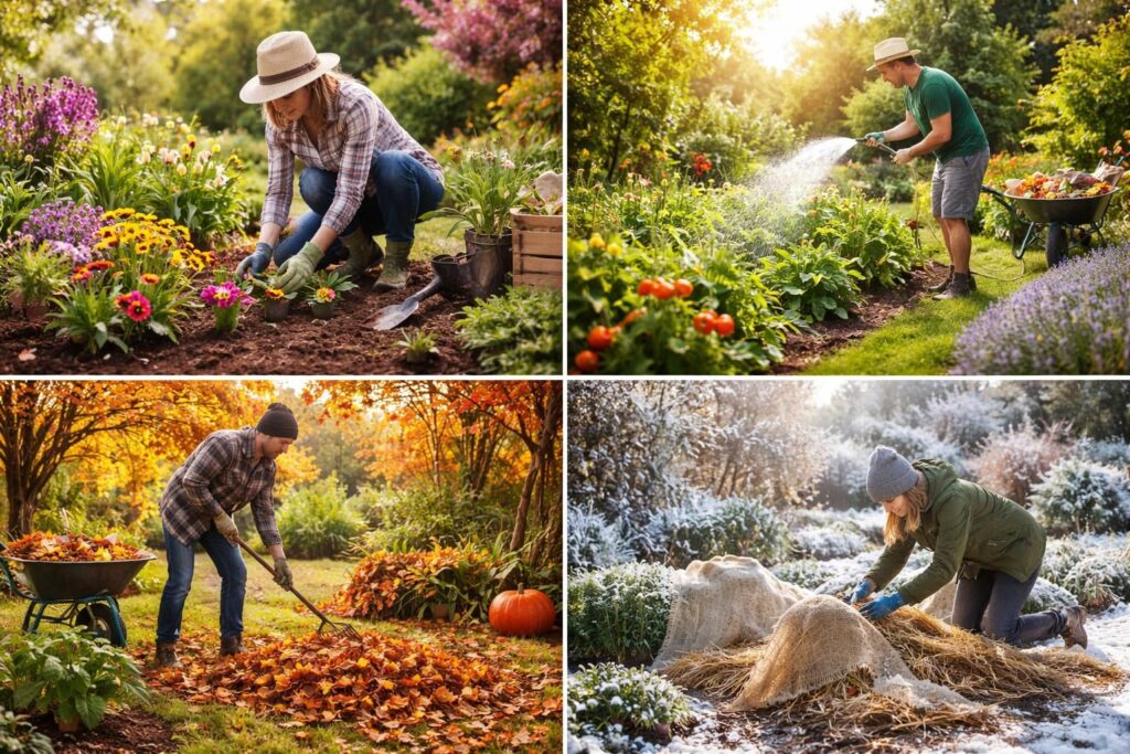 découvrez nos conseils pratiques pour entretenir votre jardin toute l’année et garder vos espaces verts en pleine santé quelles que soient les saisons.