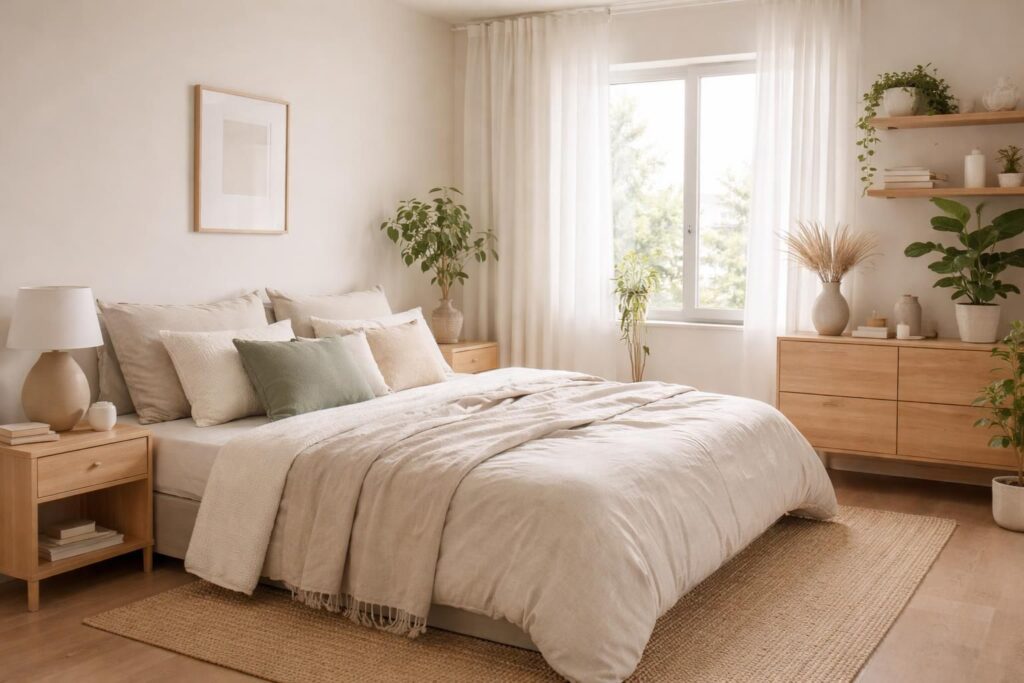 découvrez nos idées déco pour créer une chambre apaisante et sereine, propice à la détente et au sommeil réparateur.
