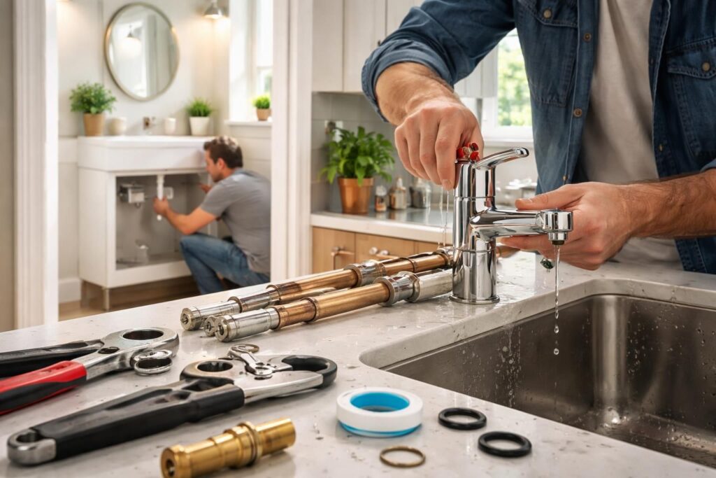 découvrez les travaux de plomberie courants à faire soi-même pour entretenir et réparer facilement votre installation sanitaire. guide pratique et astuces simples pour débutants.