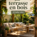 Une magnifique terrasse en bois spécialement aménagée pour se détendre