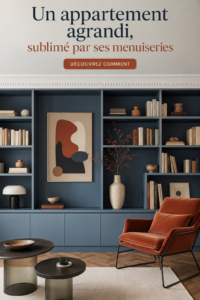Un appartement moderne avec des menuiseries élégantes et lumineuses