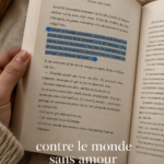 Couverture du livre "Contre le monde sans amour" de Susan Abulhawa, un récit poignant sur la condition humaine.