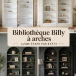 Bibliothèque Ikea Billy transformée en meuble design unique