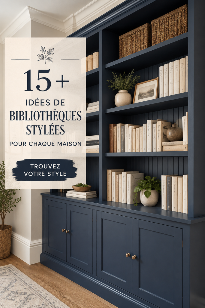 Une idée de bibliothèque moderne en bois intégrée dans un salon