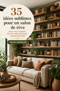 Un salon moderne décoré avec style, harmonie de couleurs et meubles confortables.