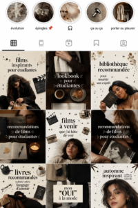 Une femme portant une tenue tendance inspirée d'Instagram sur un fond urbain.