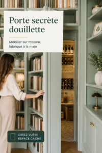 Mobilier fait main dans un salon chaleureux et accueillant.