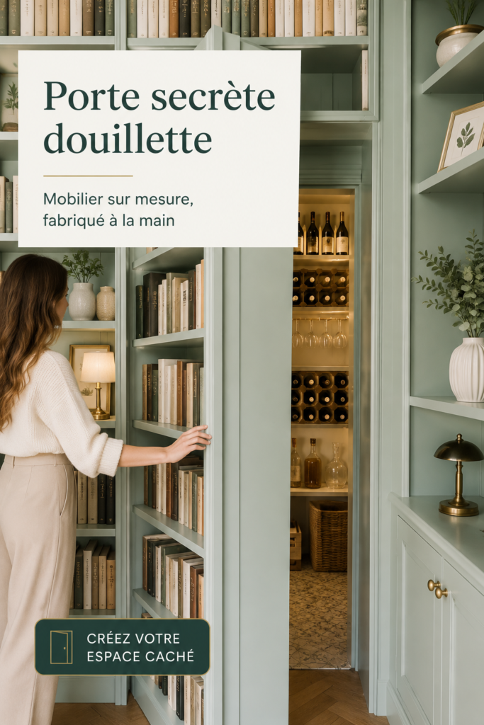 Mobilier fait main dans un salon chaleureux et accueillant.