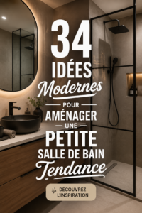 Idées modernes pour aménager une petite salle de bain avec style