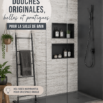 Une belle douche à l'italienne avec un design moderne et épuré, idéale pour un espace de bien-être.