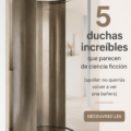 Douches futuristes modernes dans une salle de bain élégante