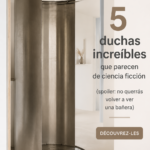 Douches futuristes modernes dans une salle de bain élégante