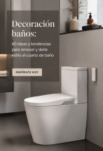 Salle de bain moderne décorée avec des matériaux tendance et des couleurs apaisantes.