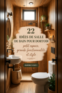 Idées de salle de bain stylées et fonctionnelles pour petits espaces