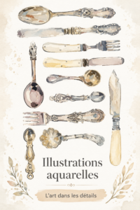 Illustration aquarelle vibrant de Holly Exley montrant des fleurs colorées.