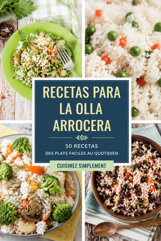 Un assortiment de plats cuisinés avec une mijoteuse, présentant une variété de couleurs et de textures.