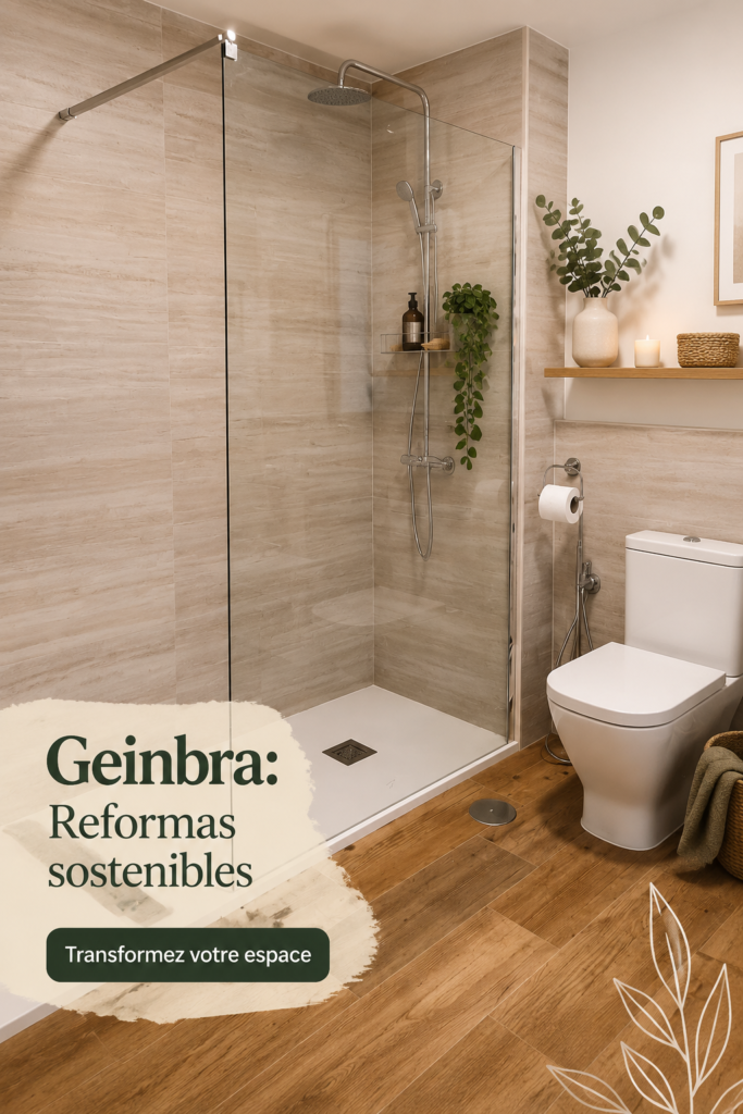 Exemple d'une maison avec des réformes durables et modernes permettant de préserver l'environnement.