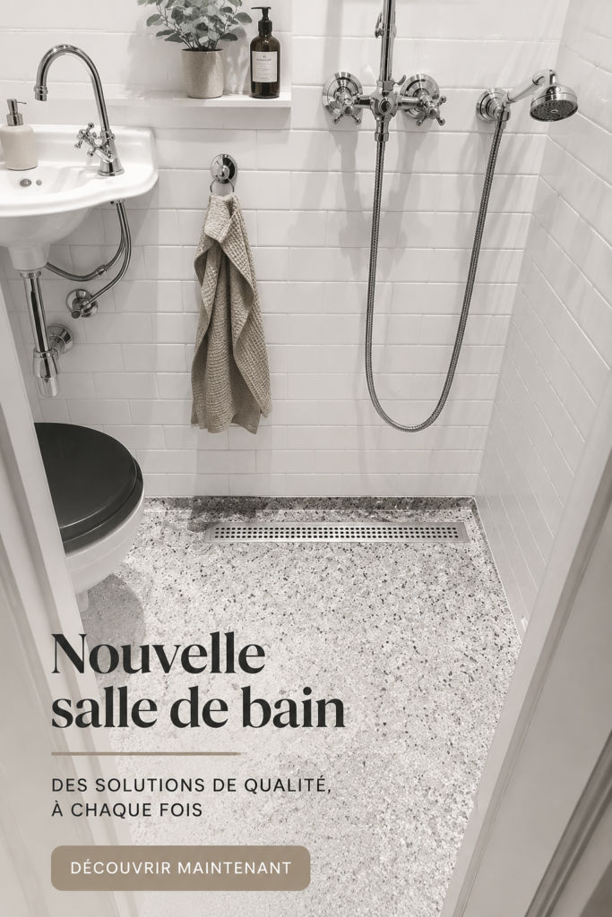 Salle de bain moderne avec le mobilier élégant de Badmodul