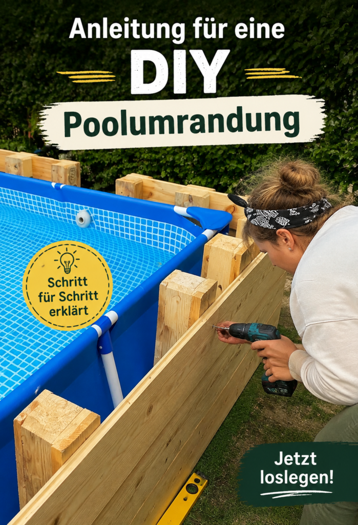 Bordure de piscine en bois, un projet DIY accessible et pratique