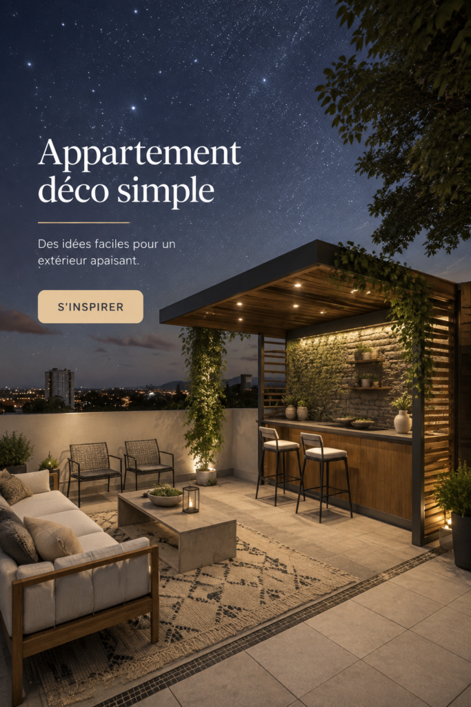Un appartement décoré simplement et chaleureusement avec des touches modernes.
