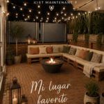 Espace cosy avec fauteuil confortable et plantes apaisantes.