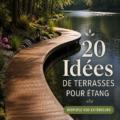 Abri accueillant au bord de l'eau avec des meubles confortables
