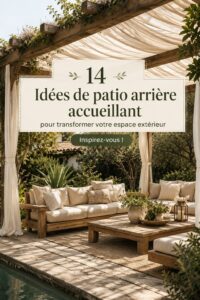Un patio aménagé avec des chaises confortables et des plantes vertes pour un espace accueillant.
