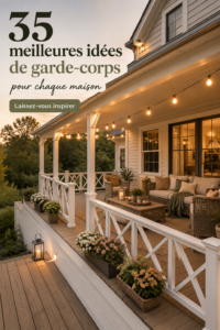 Une terrasse moderne avec une rambarde en verre offrant une vue dégagée.
