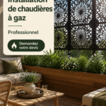 Une chaudière à gaz installée dans une cuisine moderne et accueillante.