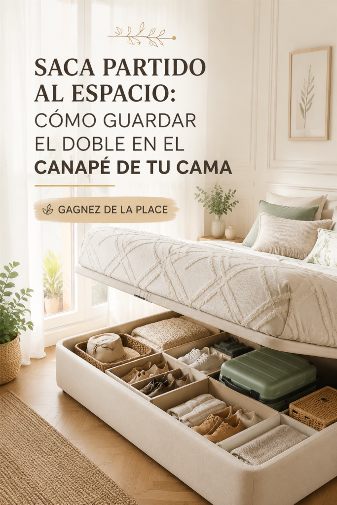 Un salon chaleureux avec un canapé offrant un espace de rangement pratique.