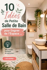 Petite salle de bain avec des rangements optimisés et une décoration accueillante