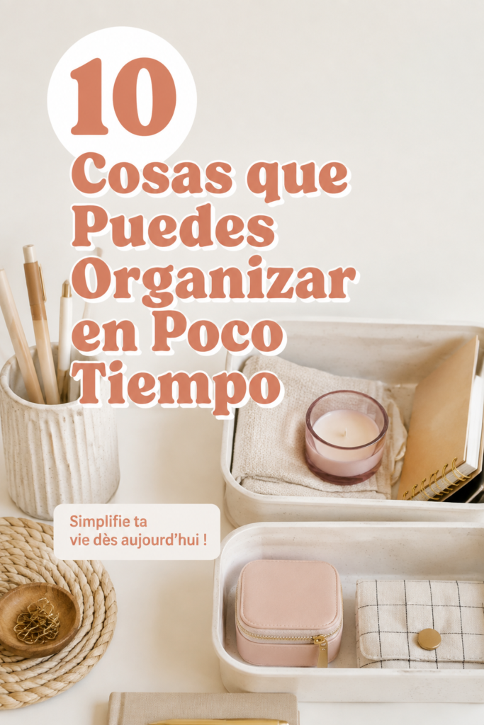Espace de rangement bien organisé avec des accessoires pratiques