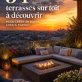 Terrasse urbaine aménagée avec des plantes et des meubles confortables pour créer une ambiance accueillante.