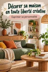 Une pièce de décoration intérieure chaleureuse avec des éléments personnels