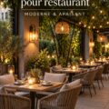 Design moderne et chaleureux d'un restaurant inclusif