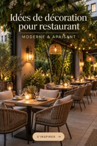 Design moderne et chaleureux d'un restaurant inclusif