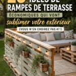 Un balcon décoré avec un magnifique garde-corps en bois, dégageant une ambiance chaleureuse et accueillante.