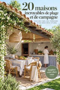 Maison de plage décorée avec goût, alliant confort et accessibilité