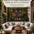 Un patio chaleureux avec des canapés confortables et des décorations florales
