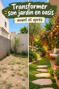 Jardin rénové avec des éléments inclusifs et un espace convivial.