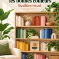 Une bibliothèque décorée avec des couleurs apaisantes et harmonieuses